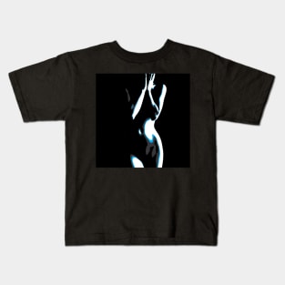 woman silhouette art Kids T-Shirt